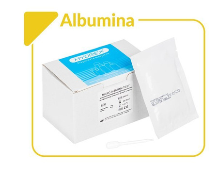 MICRO ALBUMIN TEST 10 szt. - szybki test do oznaczania albuminy w moczu