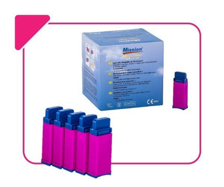 NAKŁUWACZE/LANCETY MISSION SAFETY LANCETS (25 szt.)