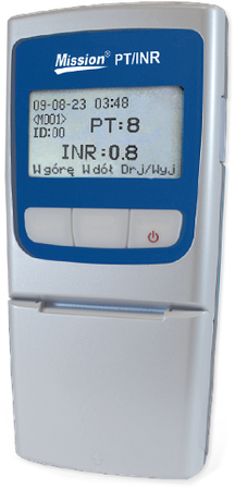 Mission PT/INR Meter - Aparat do badania krzepliwości krwi do użytku profesjonalnego i domowego