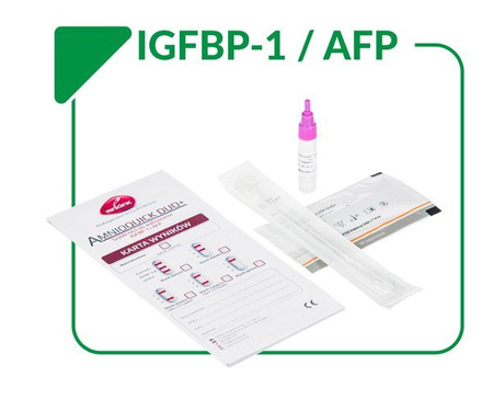 AMNIOQUICK DUO+ Szybki test do wykrywania IGFBP-1 i AFP w wymazach z pochwy